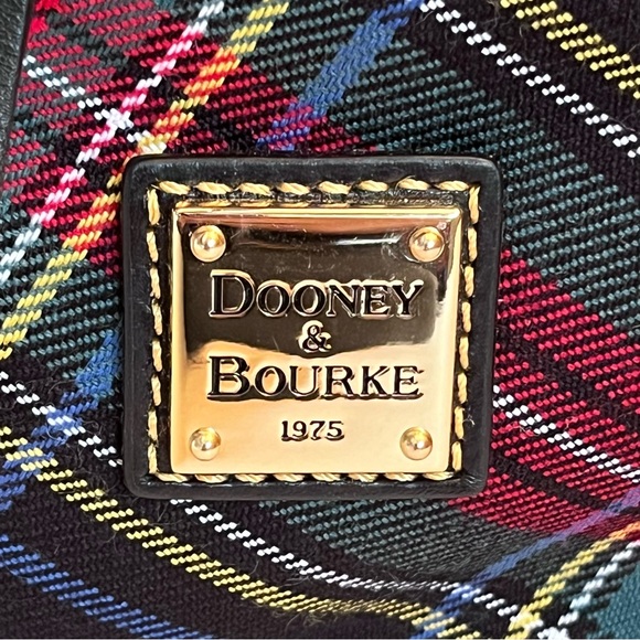 NWT Dooney & Bourke Tartan Drawstring Handbag - Picture 2 of 11